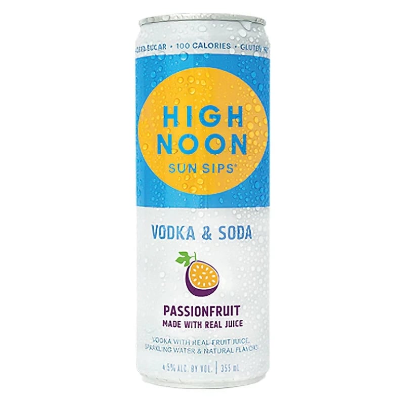 HIGH NOON PASSION FRUIT VODKA 355ML 4PK