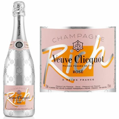Veuve Clicquot Rich Rose Champagne 750ml