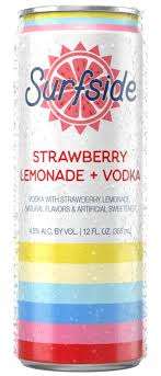 Surfside Strawberry Lemonade 4 Pack 355ml