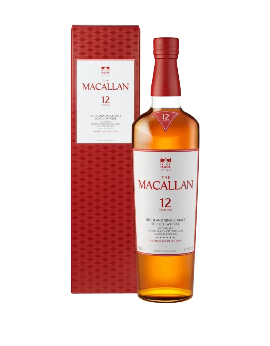 The Macallan 12 Years Old Sherry Oak Single Malt Scotch Whisky 750ml