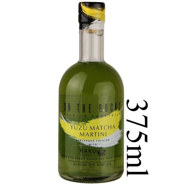 ON THE ROCKS YUZU MATCHA MARTINI 375ML