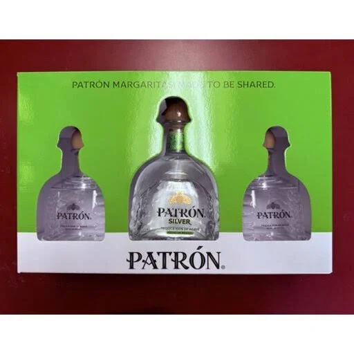 Patron Silver Tequila Gift Set 750ml
